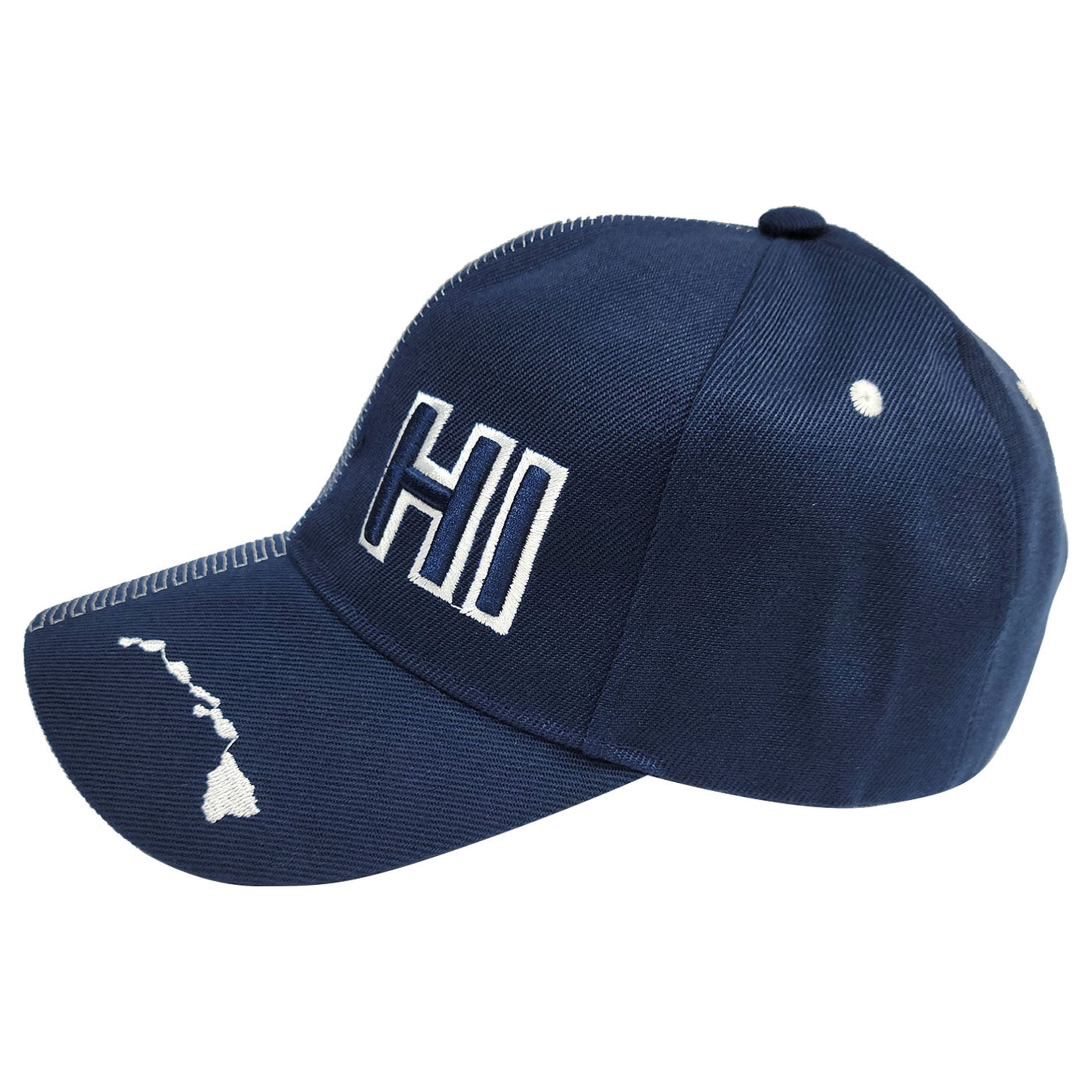 ISLAND CREW HAWAII CAP: Hi Hawaii W/ Island Logo, Navy