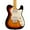 3-Color Sunburst, variant on Squier Classic Vibe '70s Telecaster Thinline Maple Fingerboard Electric Guitar Natural