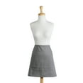 thumbnail image 2 of DII Bistro Solid Waist Apron Set/2 Gray, 2 of 5