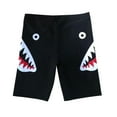 thumbnail image 1 of QualitChoice Shark Printed Swimming Trunks Men Drawstring Breathable Nylon Spandex Pants Shorts Diving Surfing, 1 of 1