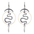 thumbnail image 1 of Unique Alloy Snake Earrings for a Bold Punk Style Statement in Any Outfit, 1 of 6