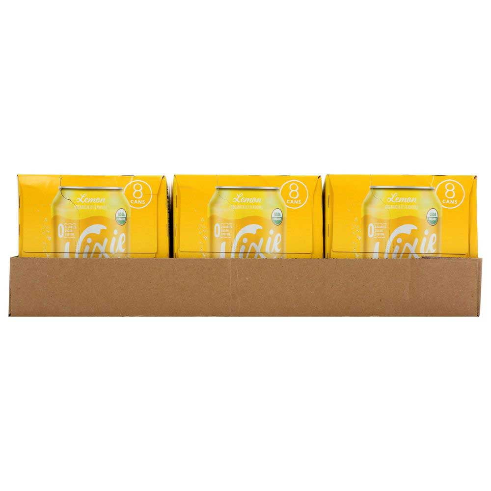 Nixie Sparkling Water - Sparkling Water Lemon - Case Of 3 - 8/12 Fz
