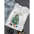 thumbnail image 3 of Colorful Christmas Collection B T-Shirt Women -Victoria Barnes Designs, Female Small, 3 of 4