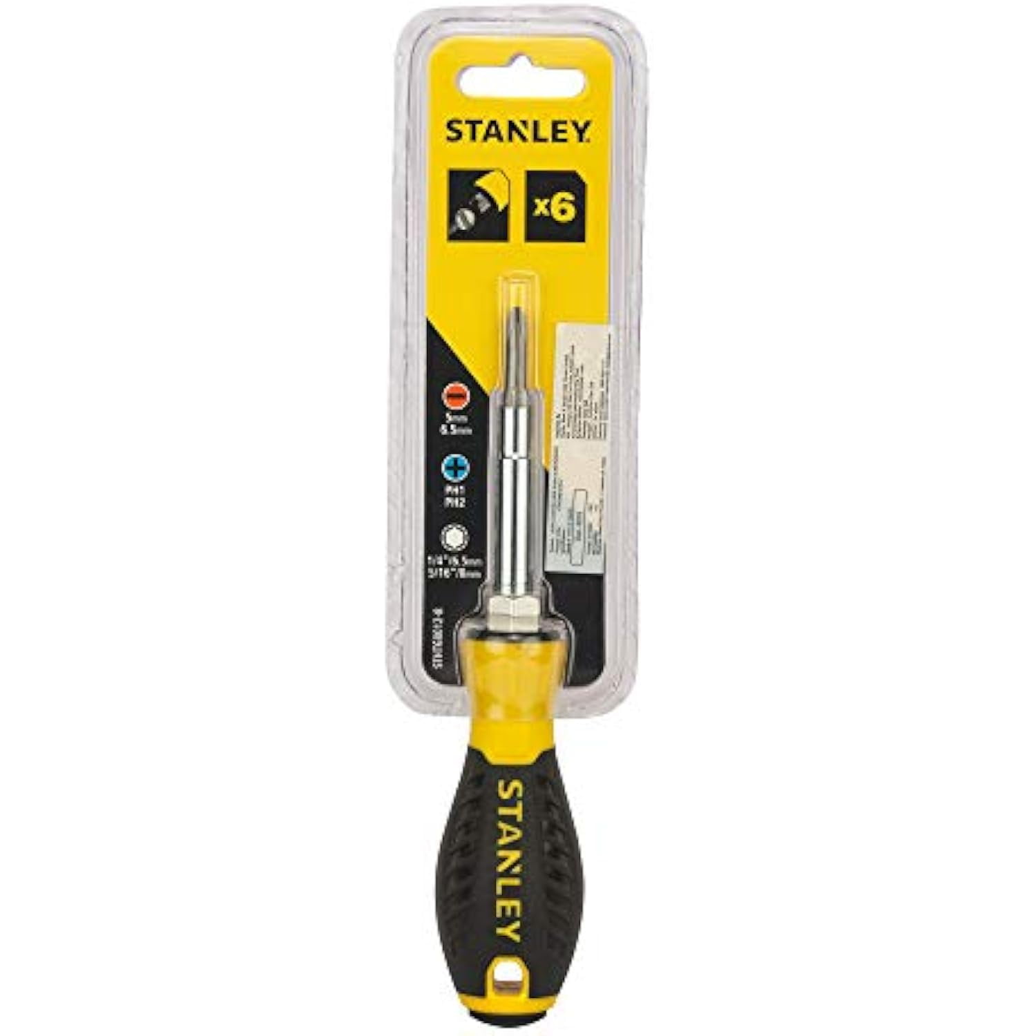 Stanley STHT0-60212 0-60-212 Essential Screwdriver Set, 12 Piece SL/PH