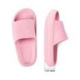 thumbnail image 4 of Gustave Unisex Anti Slip Shower Slides Slippers, Thick Sole, Black, Yellow Khaki Blue & Pink, 4 of 9