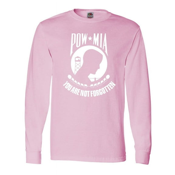 Inktastic Pow Mia White Long Sleeve T-Shirt
