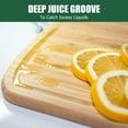 thumbnail image 6 of FungYuan 15x20 Kitchen Cutting Board-Bamboo Wood Kitchen Chopping Board, Butcher Block with Juice Groove, 6 of 7