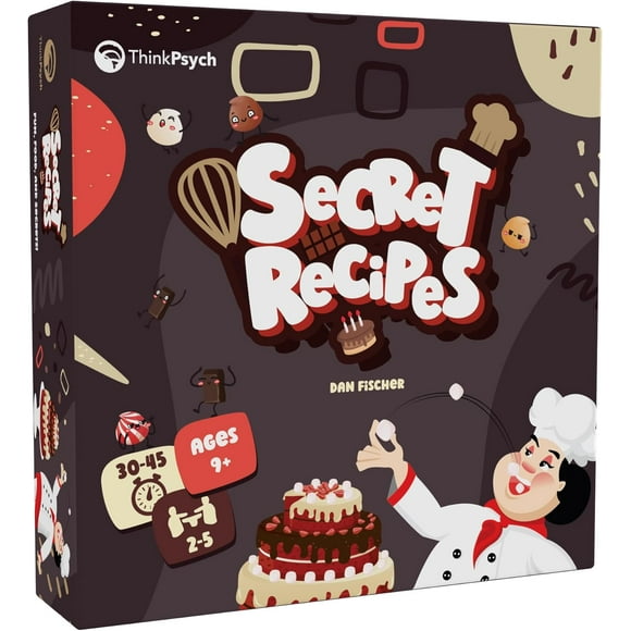 ERDS-Secret Recipes - The Sneaky Baking Game for The Whole Family - 2-5 Players - Family Board Games for Kids and Adults - Ages 9+