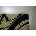 thumbnail image 3 of Black Midnight Paisley Hand-Tufted Wool Rug, 3 of 9