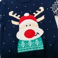 thumbnail image 4 of Baby Girls Boys Long Sleeve Knit Elk Christmas Sweater Tops,1-6T, 4 of 9