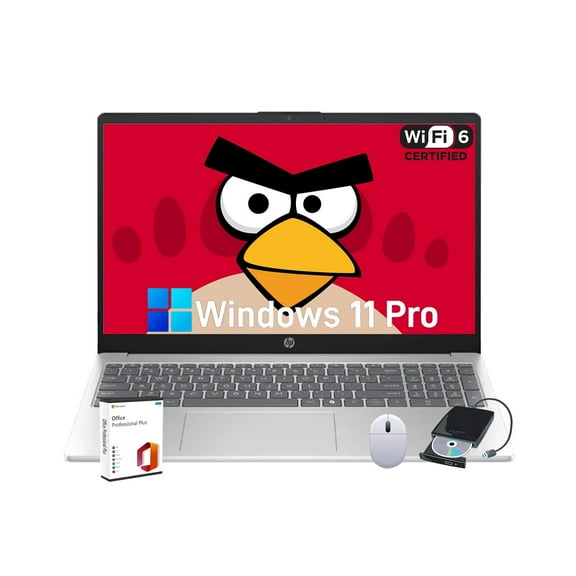 HP 15.6 Touchscreen Laptop Computer - MS Office Lifetime, Win 11 Pro, Intel i3 1315U(Up to 4.5GHz), AI Copilot, HD Touch Display, Wi-Fi 6, Long Battery Life (16GB RAM | 512GB SSD)
