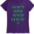 thumbnail image 3 of Wicked - Dont Hide Your Magic - Women's Fitted Graphic T-Shirt, 3 of 4