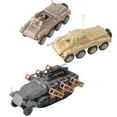 thumbnail image 1 of Milaget lahomia 3Pcs 4D Model 1:72 Armoured Reconnaissance Vehicle Play Set Educational, 1 of 9