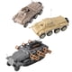 thumbnail image 1 of 3pcs 4D Modelo 1:72 Conjunto De Jugadas De Juego De Vehículos De Reconocimiento, 1 of 9