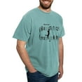 thumbnail image 4 of CafePress - Cat Jumping To Note Men's Comfort Colors® T Shirt - Mens Comfort Colors Shirt, 4 of 5