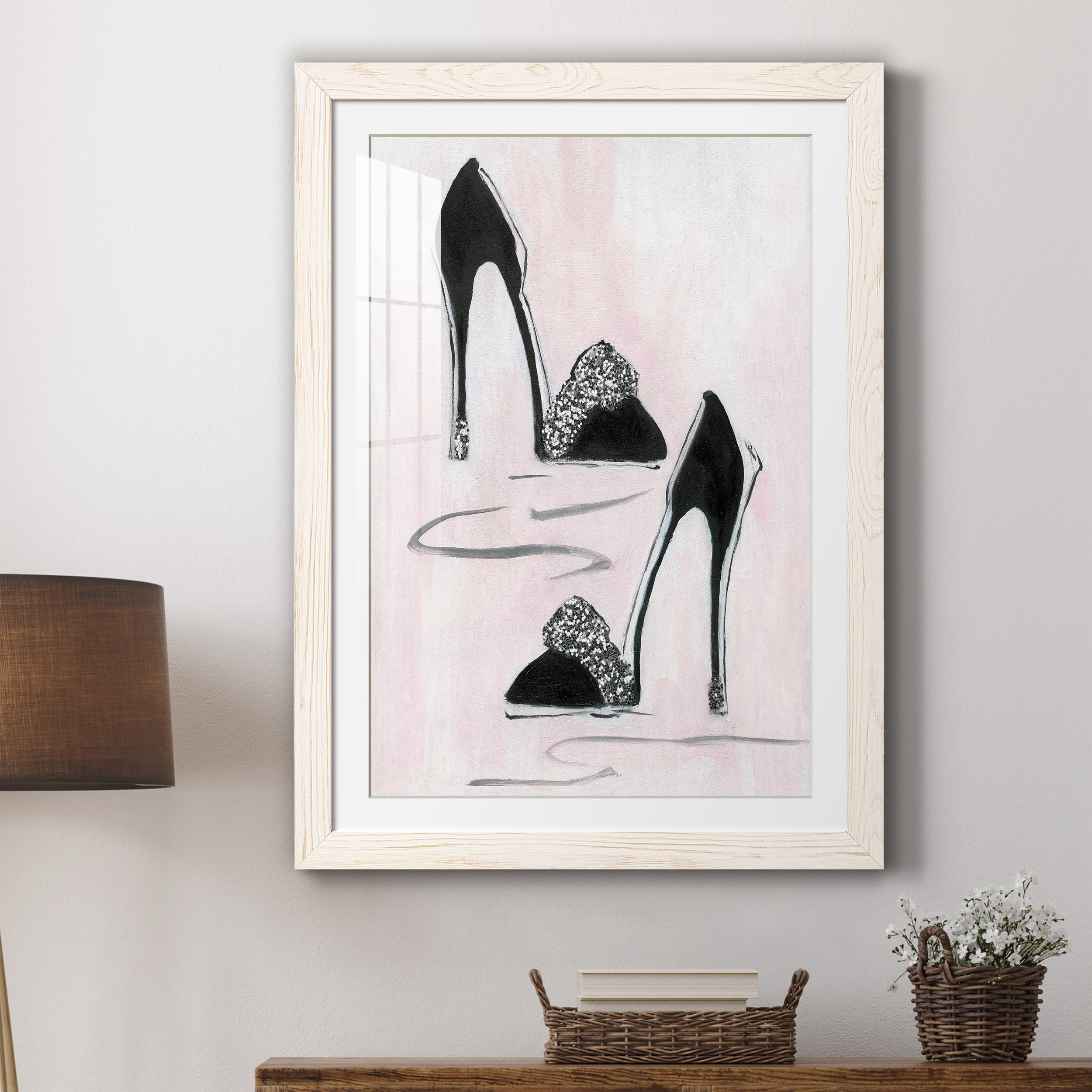 Shoes That Dazzle II - Premium Framed Print - Distressed Barnwood Frame - Ready to Hang