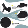 thumbnail image 4 of Womens Visor Hats for Women Adjustable Beach Sun Visors for Women Sports Outdoor Unisex Golf Tennis Visor for Men, 4 of 5