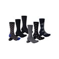 thumbnail image 2 of Mio Marino Mens Dress Socks - Moisture Control - Everyday Crew Socks - 6 Pack, 2 of 6