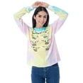 thumbnail image 3 of Star Wars Women's Expressions Of The Child Tie Dye Skimmer Raw Edge Top T-Shirt, 3 of 6
