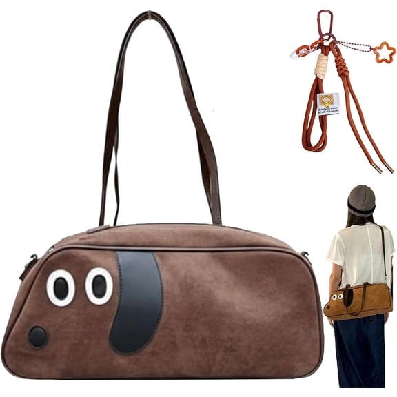 Sausage Dog Crossbody Bag,Cute Dachshund Shaped Shoulder Purse,for Animal Lovers