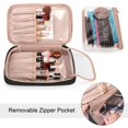 thumbnail image 2 of Bolsa portátil para brochas de maquillaje Yarwo Travel, negra (solo bolsa), 2 of 8