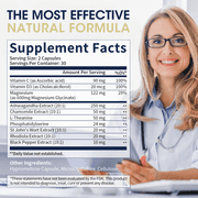 Cortisol Supplement,10-in-1 Cortisol Reducer Manager for Women and men,with Magnesium, Ashwagandha,Rhodiola, L-Theanine,Balanced Cortisol Levels for Mood,Sleep Support, 60 ct