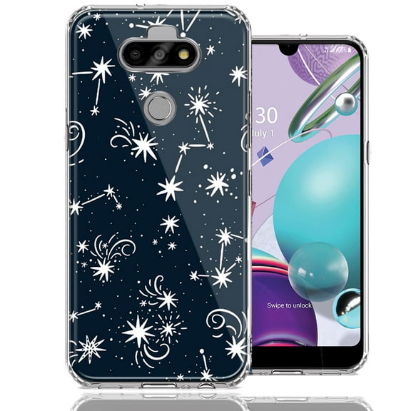 MUNDAZE For LG Aristo 5/K31/Fortune 3 Stargazing Design Double Layer Phone Case Cover