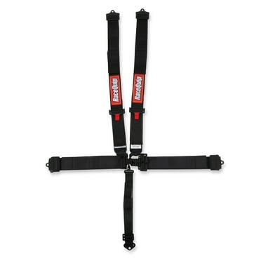 RaceQuip 711001RQP 5 Point Harness Latch/Link SFI 16.1 Pull Down Adjust Black