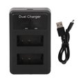 thumbnail image 1 of Cargador de batería LP, cargador de batería para cámara Cargador de batería para cámara digital USB Cargador de batería dual para cámara fiel a su promesa, 1 of 9