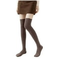 thumbnail image 2 of Roncen Women Thigh High Socks Extra Long Cotton Knit Warm Thick Tall Long Boot Stockings Leg Warmers, 2 of 5