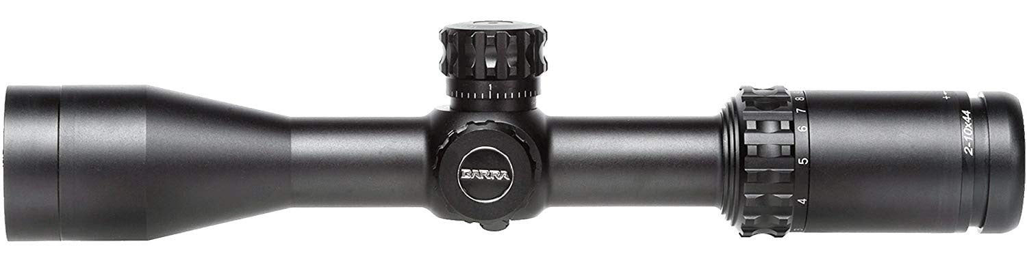 Barra Optics ft 2-10x44 Mildot Reticle Riflescope, Black