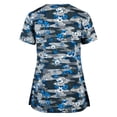 thumbnail image 1 of RKSTN Scrub Tops for Women 2024 Short Sleeve V-neck Plus Size Tops Bunny Easter Print Comfortable Soft Working Uniform Tops with Pockets, 1 of 3