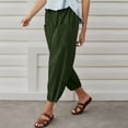 thumbnail image 5 of Sngxgn Women Pants Stretchy Work Slacks Casual Straight Leg Trousers with Pockets(AG,XL), 5 of 8