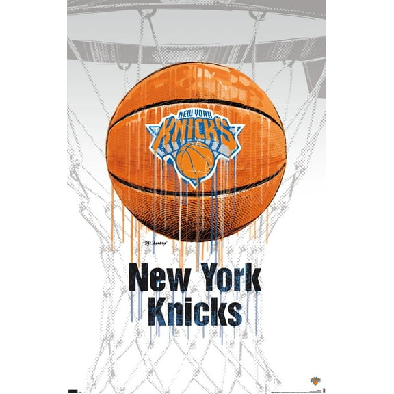 NBA New York Knicks - Drip Basketball 21 Wall Poster, 22.375" x 34"