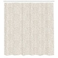 thumbnail image 3 of Ambesonne Floral Shower Curtain, Flourish Nature Swirls, 69"Wx84"L, Tan Beige, 3 of 3