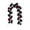 Black64, variant on WWG Artificial Maple Leaf Rose Rattan Garland, 39.37 Inch Adjustable Faux Vine with Fabric Leaves and Blooms, Twisted Inner Support Core, End Circles for Easy Hanging, for Fall Halloween Party Decor