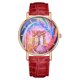 thumbnail image 1 of LVPAI Dreamy Women Reloj de pulsera con movimiento de cuarzo con pantalla analógica informal (rojo), 1 of 1