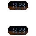 thumbnail image 2 of Bewildely Reloj despertador digital Espejo LED portátil con pantalla de temperatura Escritorio Type1 NO1, 2 of 6