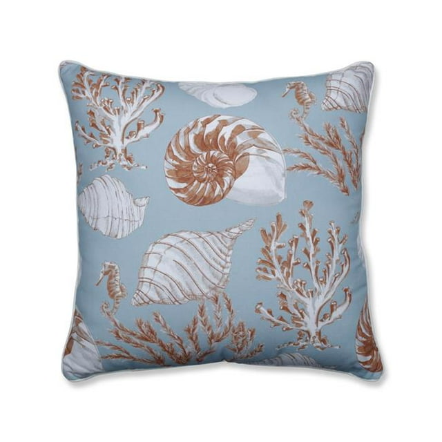 Pillow Perfect 623399 Indoor Cape Cod Reef 25 in. Floor Pillow - Blue