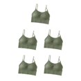 thumbnail image 3 of Sujetador deportivo Sonducket Tank Crop Top Lencería sexy Verde, 3 of 6