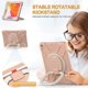 thumbnail image 3 of iPad 9th/8th/7th Gen Case,Protective Kids Silicone Case with Shoulder Strap, Handle Grip, Stand, Built-in Screen Protector, Pencil Holder for iPad 10., 3 of 4