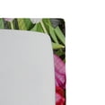 thumbnail image 3 of Ambesonne Colorful Fitted Sheet, Frame of Fresh Tulips, Twin XL Size, Pink Green Umber, 3 of 3