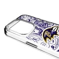thumbnail image 3 of Baltimore Ravens iPhone Clear Paisley Design Case, 3 of 6