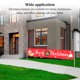 thumbnail image 4 of Wosthever Banner de Navidad Inicio Hotel Comedor Bar Puerta Ventana Terraza Balcón Bandera Fiesta Festival Año Nuevo Decoración Colgante Kits de decoración para fiestas 296*48cmM10, 4 of 6