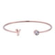 thumbnail image 1 of Pulsera Mujer Inicial Letra LuckyLy, Acero Inoxidable y Zirconia Cúbica, Modelo Sonia rosa UNITALLA, 1 of 8