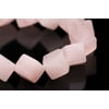 Diagonal Cube - Shaped Rose Quartz Crystal Beads Semi Precious Gemstones Size: 16x16mm Crystal Energy Stone Healing Power for Jewelry Making