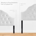 thumbnail image 6 of Modway Sovereign Queen Diamond Tufted Performance Velvet Headboard in White, 6 of 7