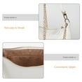 thumbnail image 4 of GOOHOCHY Bolso de hombro de piel sintética para mujer, moderno bolso de mano para axila, moderno y funcional, bolso cruzado de un solo hombro para mujer., 4 of 8