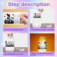 thumbnail image 4 of 6 Pcs Fairy Silhouettes Jar Decals Mushroom Mason Jar Decor Cut Out Scrapbooking Ornament Display Waterproof Decoration for Glass Lantern Light Party Garden Farm Yard House 3.5x7.9 Inch, 4 of 9