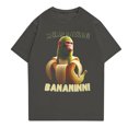 thumbnail image 2 of Tralalero Tralala Italian Tops,Aldult Round Neck Short Sleeve Work Clothes Shimpanzinni Bananinni Printed Tops for Summer Tops,AI Italian Shark Animal Tops（Dark Gray，M）, 2 of 4